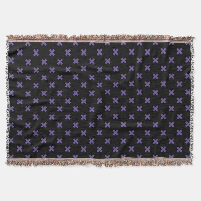 Couverture Traces croisées ultra violettes sur noir (Devant)