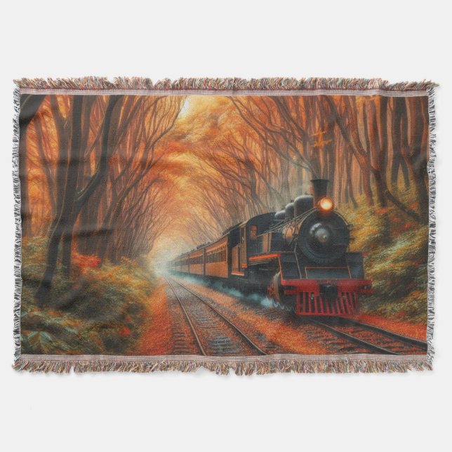 Couverture train classique d'automne (Devant)