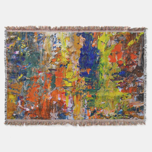 Couverture Traits de couleur abstraits de la palette de l'art (Devant)