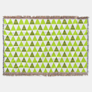 Couverture Triangles géométriques modernes vertes et motif