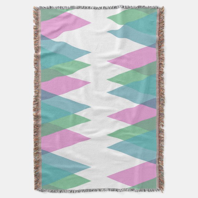 Couverture Triangles rose et vert (devant Vertical)