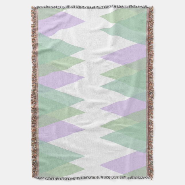 Couverture Triangles vert et lilas (devant Vertical)