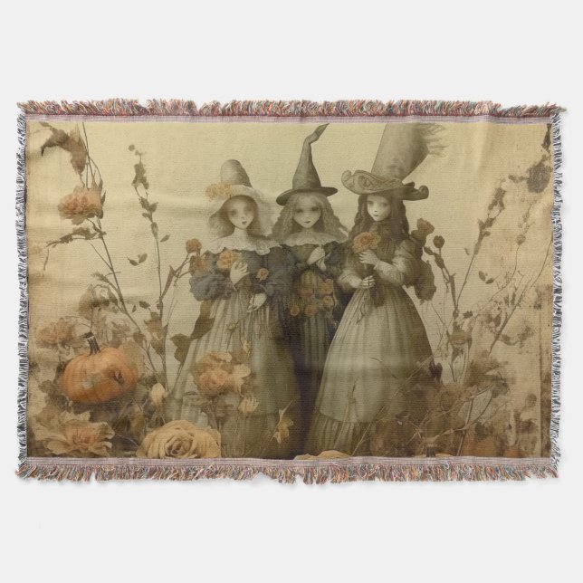 Couverture Trio de sorcières gothiques antiques Roses d'autom (Devant)
