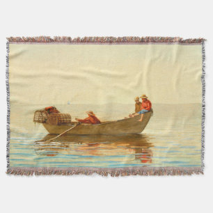 Couverture Trois garçons un dory avec des casiers à homards W