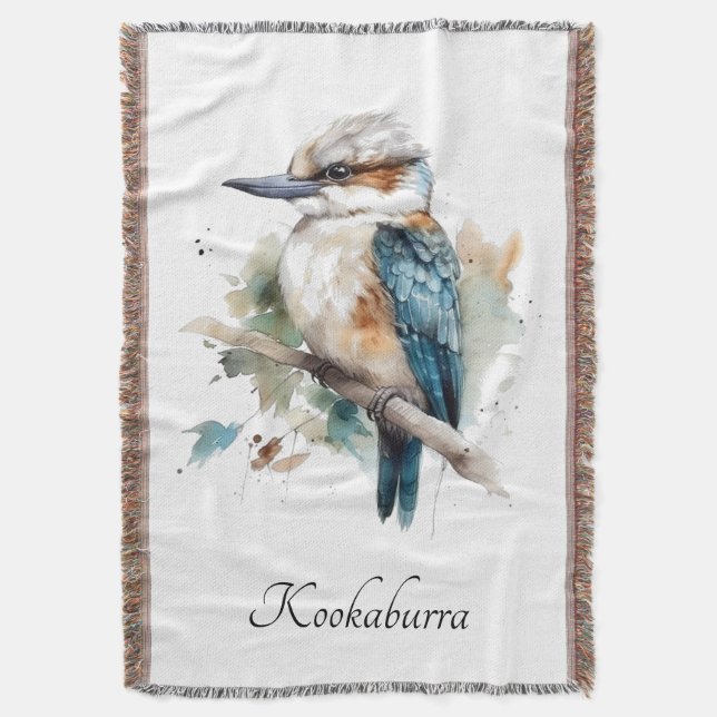 Couverture True Blue Kookaburra, personnalisé (devant Vertical)