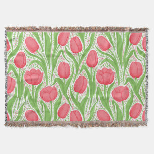 Couverture Tulipes en rouge et vert