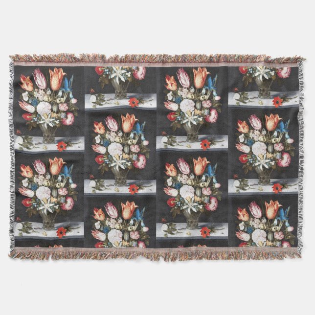 Couverture Tulipes et Roses Hollandaises Antiques de Bosschae (Devant)