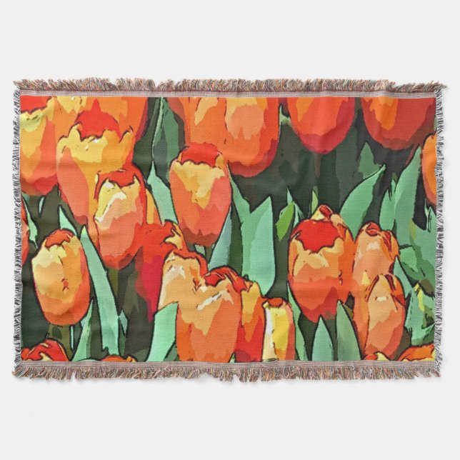 Couverture Tulipes orange (Devant)