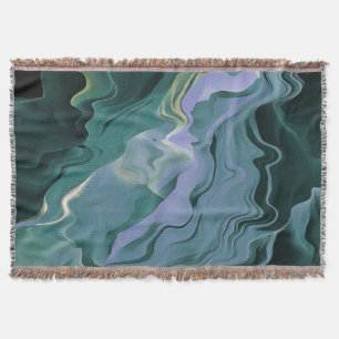 Couverture Turbulence bleue Acrylique pour l'art Abstrait