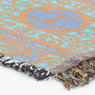 Couverture Turquoise\ Bohème Motif orientale Arabesque