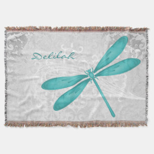 Couverture Turquoise Lingette Personnalisée