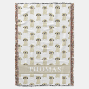 Couverture Tzu Chiite Personnalisé (Blonde Tan Golden) Tan