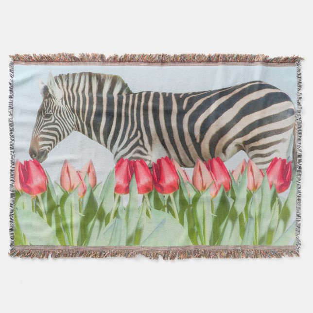 Couverture Un zèbre parmi les tulipes (Devant)