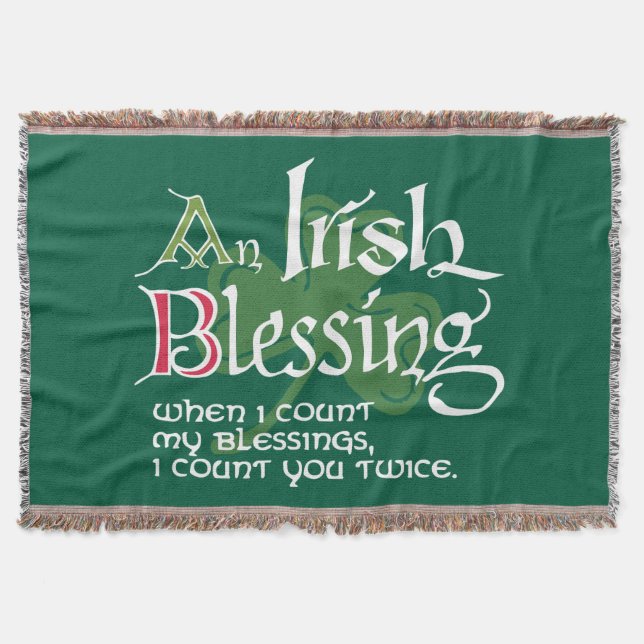Couverture Une bénédiction irlandaise (Devant)