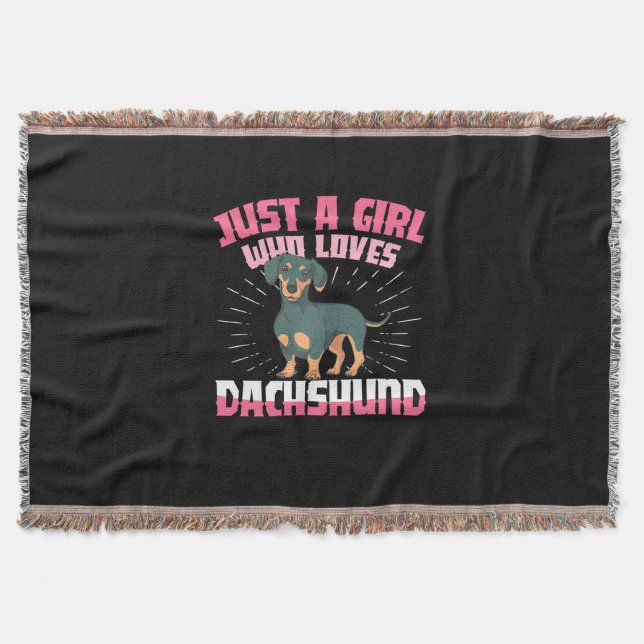 Couverture Une fille qui aime Dachshund (Devant)