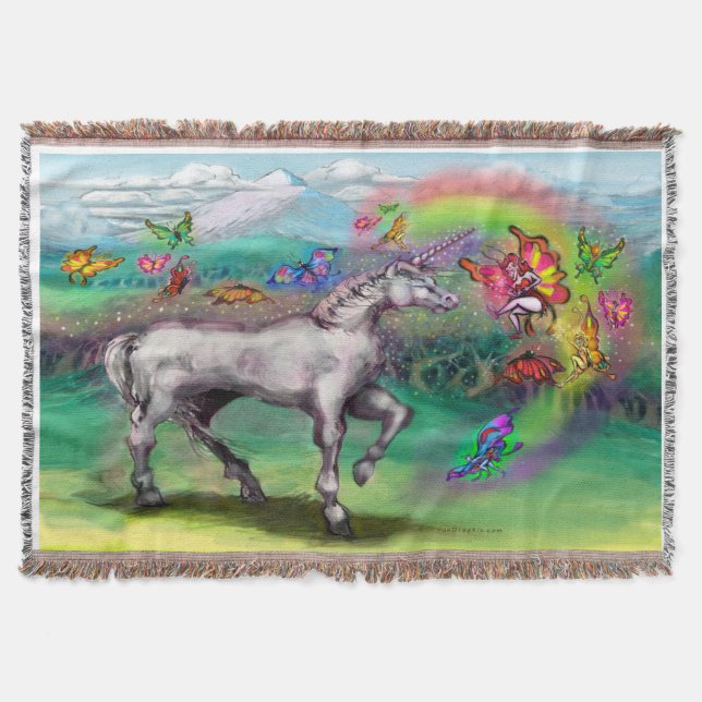 Couverture Unicorne et Féeries et Rainbows (Devant)