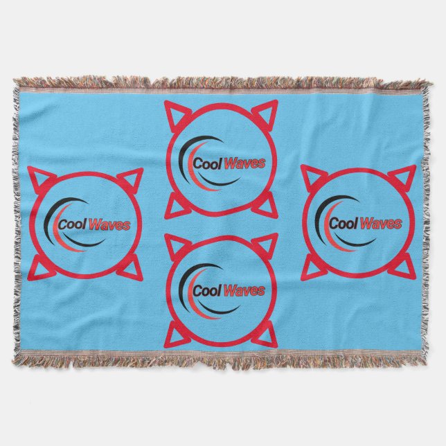 Couverture Unique Personnalisé Cosy Throw Blanches sur Zazzle (Devant)