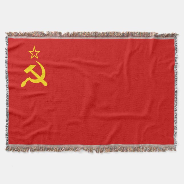 Couverture URSS Union soviétique Faucille et marteau communis (Devant)