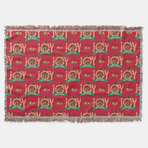 Couverture Vacances de Noël Joie au Motif des écureuils