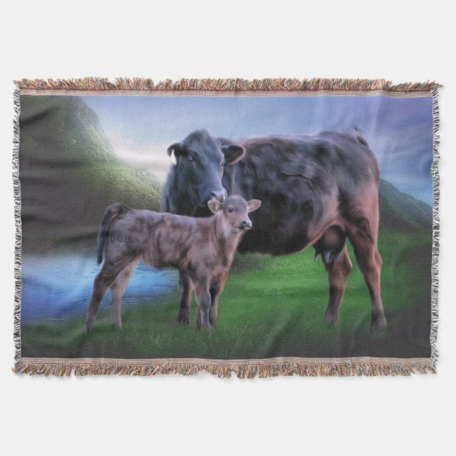 Couverture Vache et veau Black Angus (Devant)