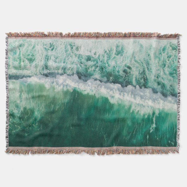 Couverture Vague aérienne turquoise : tir de drone (Devant)