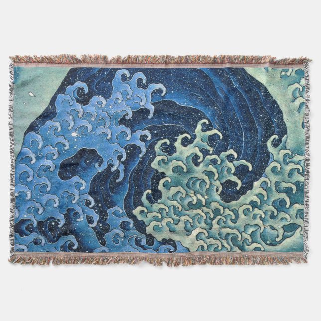 Couverture Vague féminine de Hokusai Océan Vintage  (Devant)