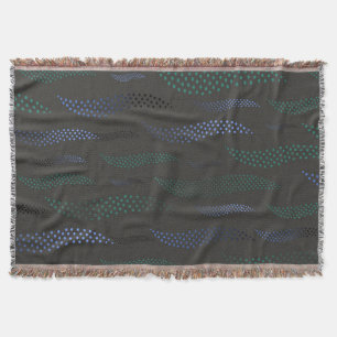 Couverture Vagues Tigre (motif stylisé) 7