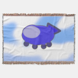 Couverture Vaisseau bleu sur les nuages bleus français