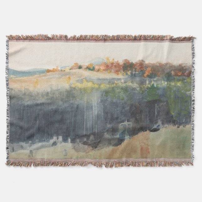 Couverture Vallée et colline Winslow Homer Aquarelle automne (Devant)