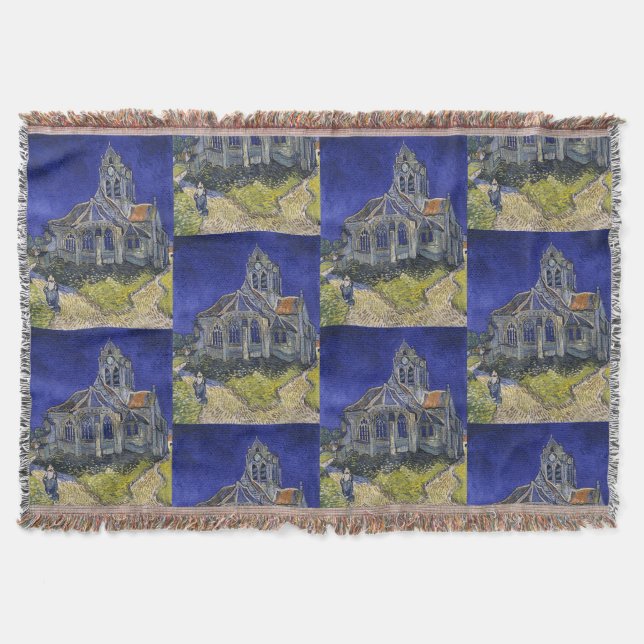 Couverture Van Gogh L'église d'Auvers-sur-Oise ciel bleu Art (Devant)