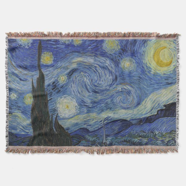 Couverture Van Gogh, Starry Nigh, peinture classique (Devant)