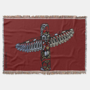Couverture Vancouver Blanket Vancouver Totem Poteau Souvenirs