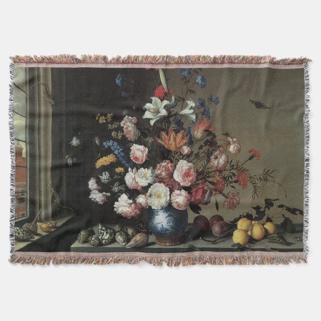 Couverture Vase de fleurs près d'une fenêtre, Balthasar van d (Devant)