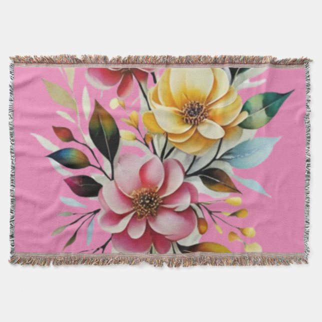 Couverture vecteur d'art floral rose pastel (Devant)