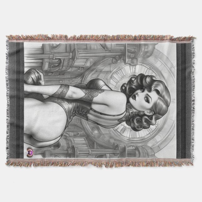 Couverture Velaria Retro Age Pin Up Girl Portrait (Devant)