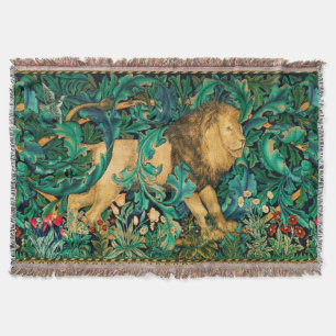 Couverture VERDURE, ANIMAUX FORESTIERS LION Floral