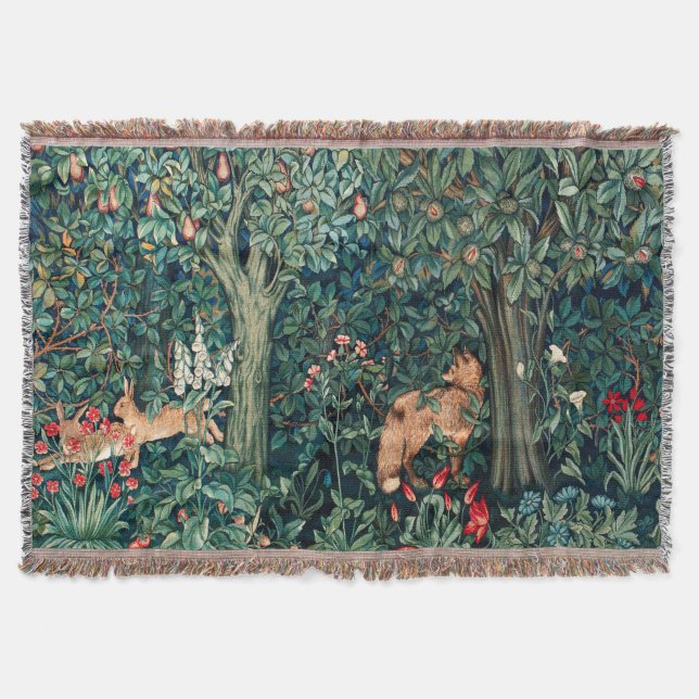 Couverture VERDURE, Hares d'ANIMAUX FORESTIERS, Renard, Flora (Devant)