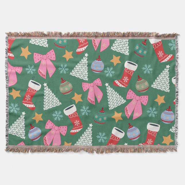 Couverture Vert Noël mignon (Devant)