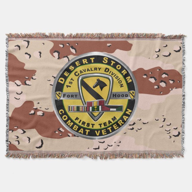 Couverture Vétéran de la 1re division de cavalerie Desert Sto (Devant)