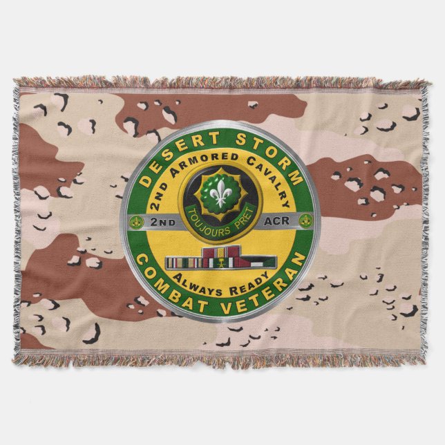 Couverture Vétéran de la tempête du désert du 2e régiment de  (Devant)
