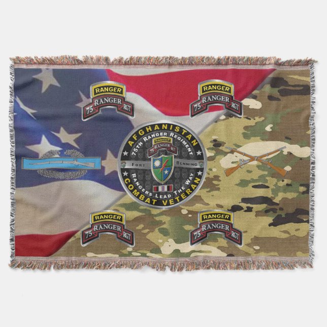 Couverture Vétéran du 75e régiment de rangers en Afghanistan (Devant)