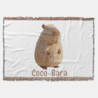 Couverture Vibes Coco-Bara. Coeur Capybara : Couture de coco