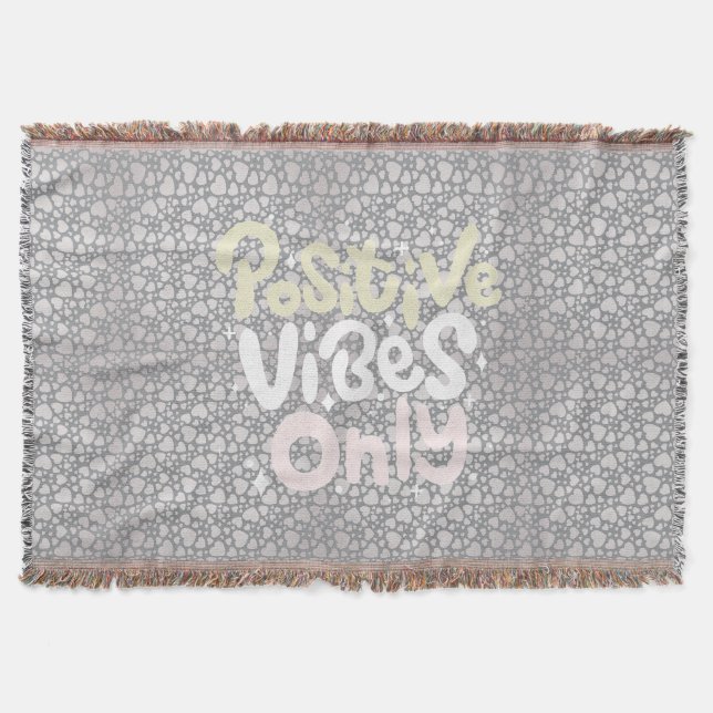 Couverture Vibes positives uniquement de couleur neutre style (Devant)