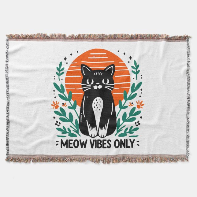 Couverture vibrations miaou seulement (Devant)