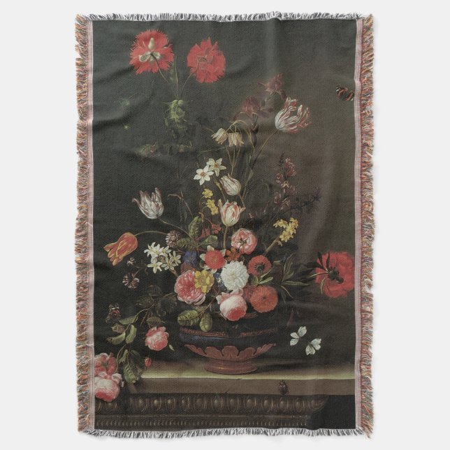 Couverture Vieille Composition Florale Baroque de Fleurs dans (devant Vertical)