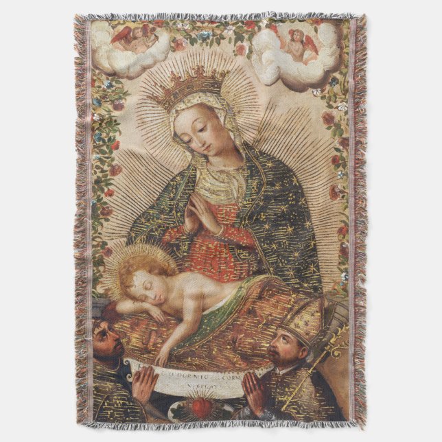 Couverture Vierge de l'école de Cuzco adorant l'enfant Jésus (devant Vertical)