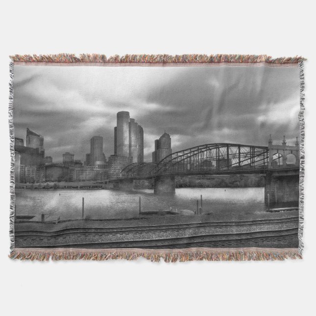 Couverture Ville - Pittsburgh, PA - pont BW de Smithfield (Devant)