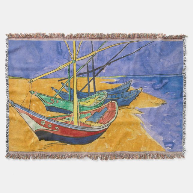 Couverture Vincent van Gogh - Bateaux de pêche sur la plage (Devant)