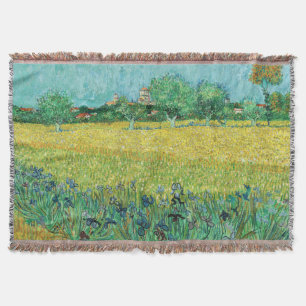 Couverture Vincent van Gogh - Champ aux iris près d'Arles