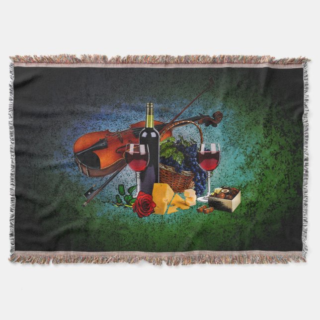 Couverture Vins, bouteille, raisin, fromage, Violon (Devant)